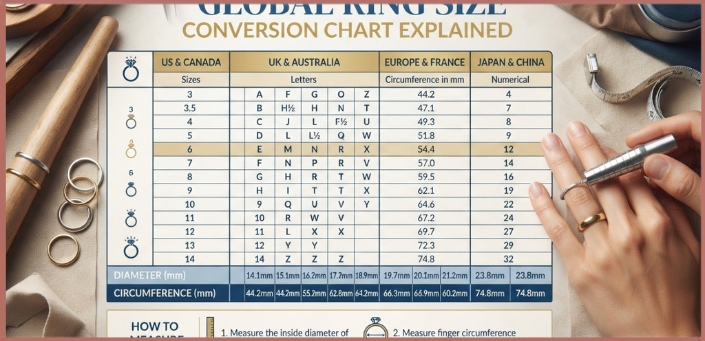 Ring Size Conversion Chart 