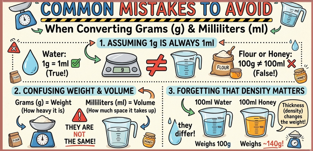  Converting Grams and Milliliters