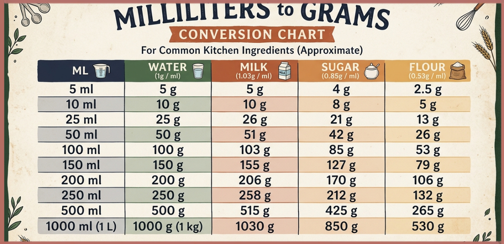 Milliliters