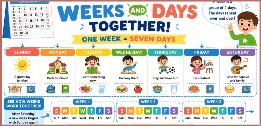 Weeks and Days Together
