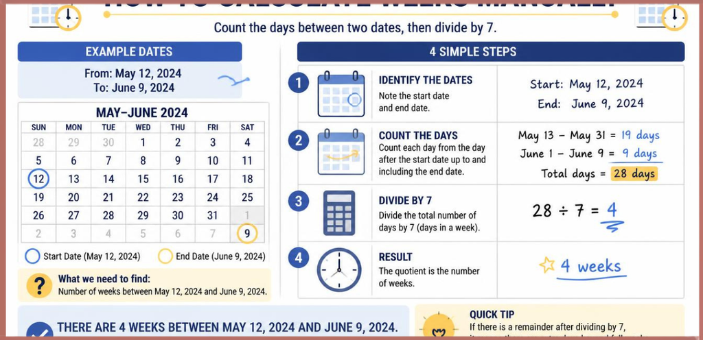 Weeks Manually